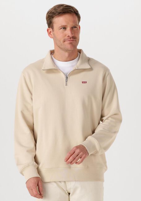 Beige LEVI'S Pullover ORIGINAL HM 1/4 ZIP - large