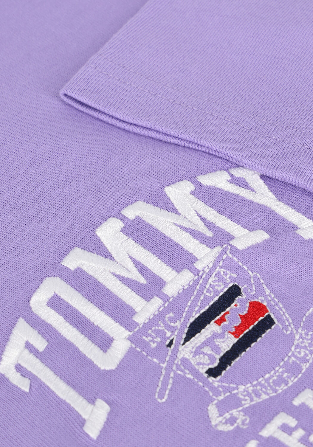 Lilane TOMMY JEANS T-shirt TJM HOMESPUN COLLEGE TEE - large