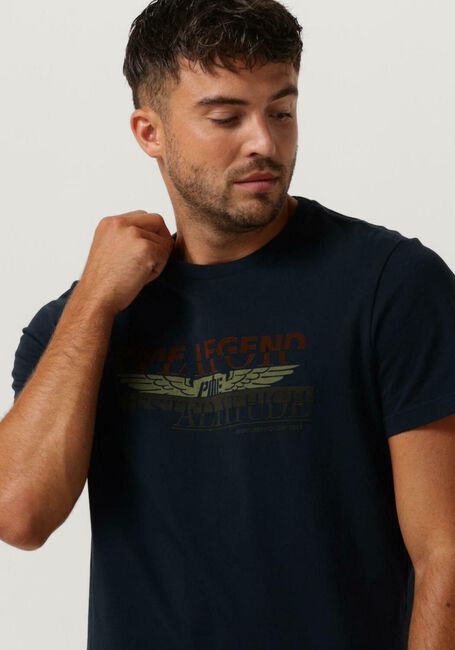 Blaue PME LEGEND T-shirt SHORT SLEEVE R-NECK SINGLE JERSEY - large