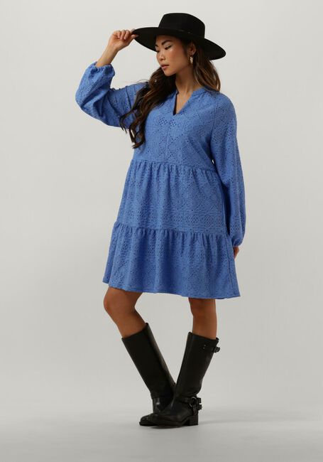 Hellblau OBJECT Minikleid OBJFEODORA GIA L/S DRESS - large