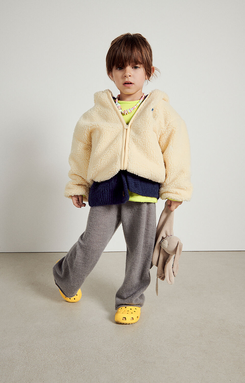 Ecru AMERICAN VINTAGE Strickjacke HOKTOWN - large