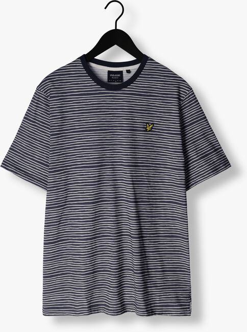 Dunkelblau LYLE & SCOTT T-shirt BRETON STRIPE T-SHIRT - large