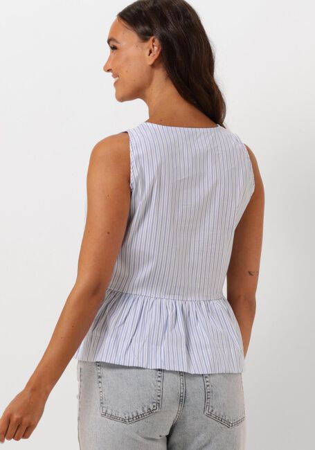 Hellblau NEO NOIR Top MANJA STRIPE TOP - large