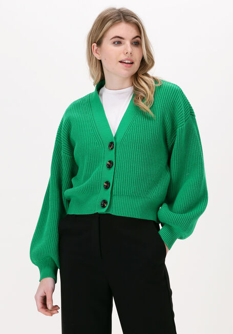 Grüne GESTUZ Strickjacke EMBLA V CARDIGAN - large