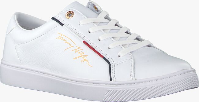 Weiße TOMMY HILFIGER Sneaker low SIGNATURE - large