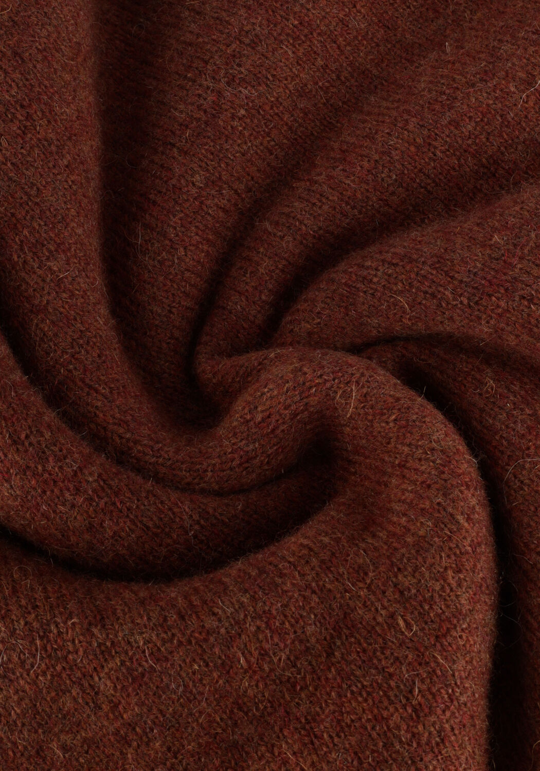 Braune ANERKJENDT Pullover AKRICO LAMBSWOOL KNIT - large