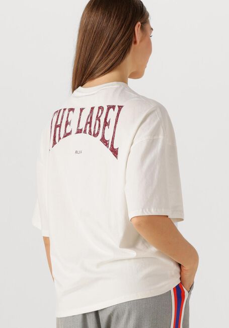 Nicht-gerade weiss ALIX THE LABEL T-shirt BACK LOGO T-SHIRT - large