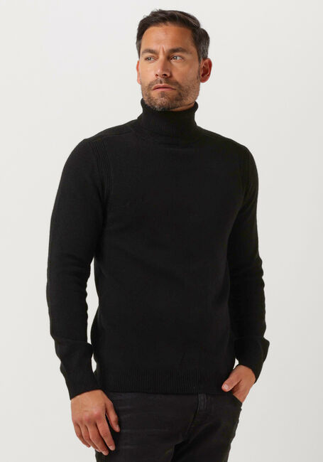 Schwarze ANERKJENDT Rollkragenpullover AKNICO SOLID ROLL NECK LAMBSWOOL - large