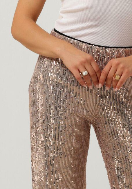 Roségoldene CO'COUTURE Hose SAGE SEQUIN PANT - large