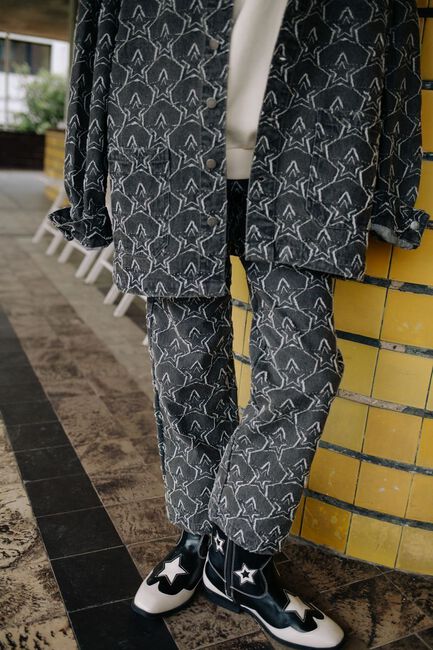 Anthrazit CALL ME FRANKIE Straight leg jeans STARZZ PANTS - large