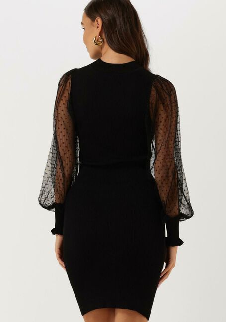 Schwarze Y.A.S. Midikleid YASMELANIA LS KNIT DRESS - large