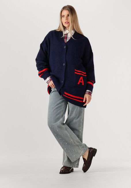 Mehrfarbige/Bunte ALIX THE LABEL Blusen STUDDED OVERSIZED BLOUSE - large