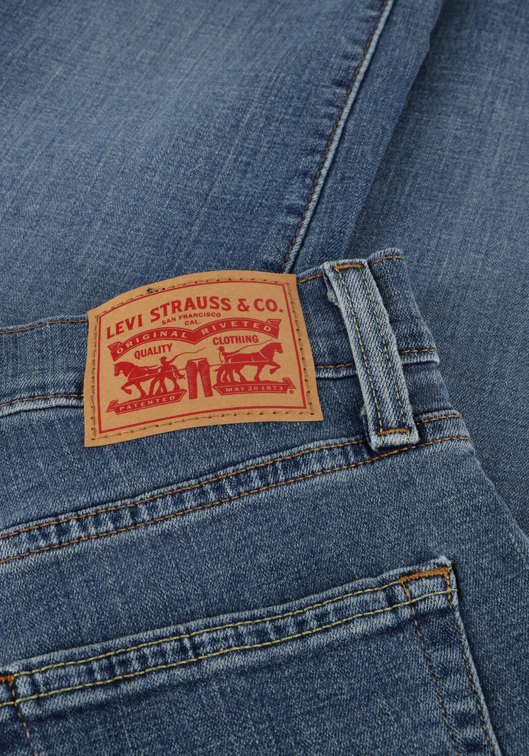 Blaue LEVI'S Straight leg jeans 724 HIGH RISE STRAIGHT WAY WAY BACK - large