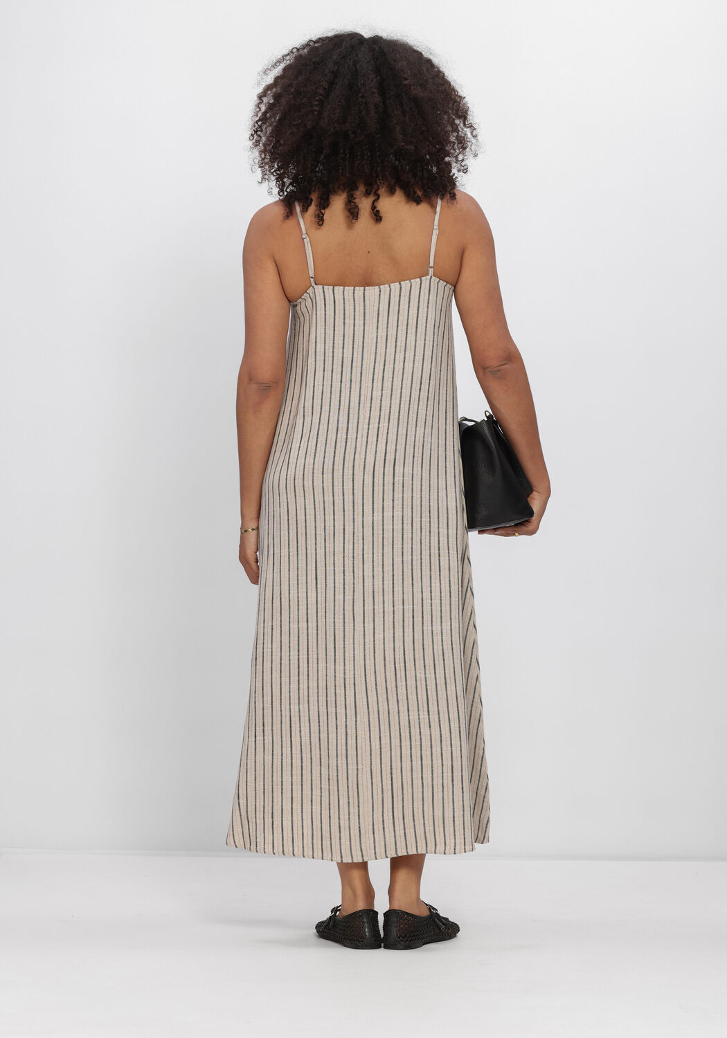 Beige OBJECT Kleider OBJSANNE LO STRAP DRESS - large