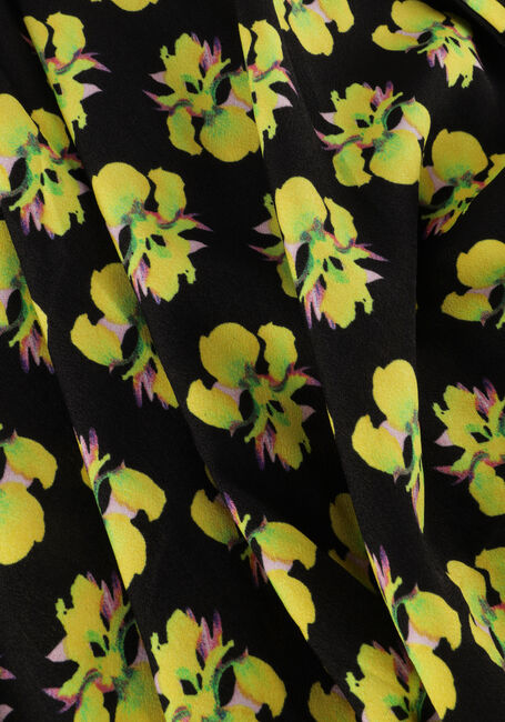 Gelbe COLOURFUL REBEL Maxikleid VIVIAN BIG FLOWER MAXI DRESS - large