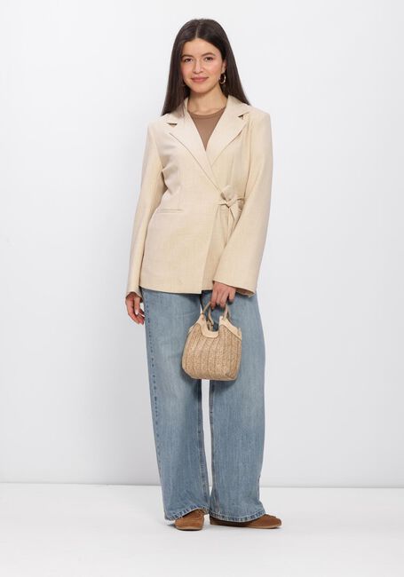 Beige NEO NOIR Blazer CARMIA MELANGE TIE BLAZER - large