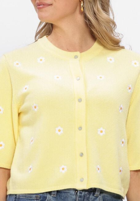 Gelbe OBJECT Pullover OBJTHESS 3/4 SLEEVE CARDIGAN - large