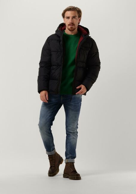 Grüne SCOTCH & SODA Pullover RIB-KNIT WOOL-BLEND CREWNECK PULLOVER - large