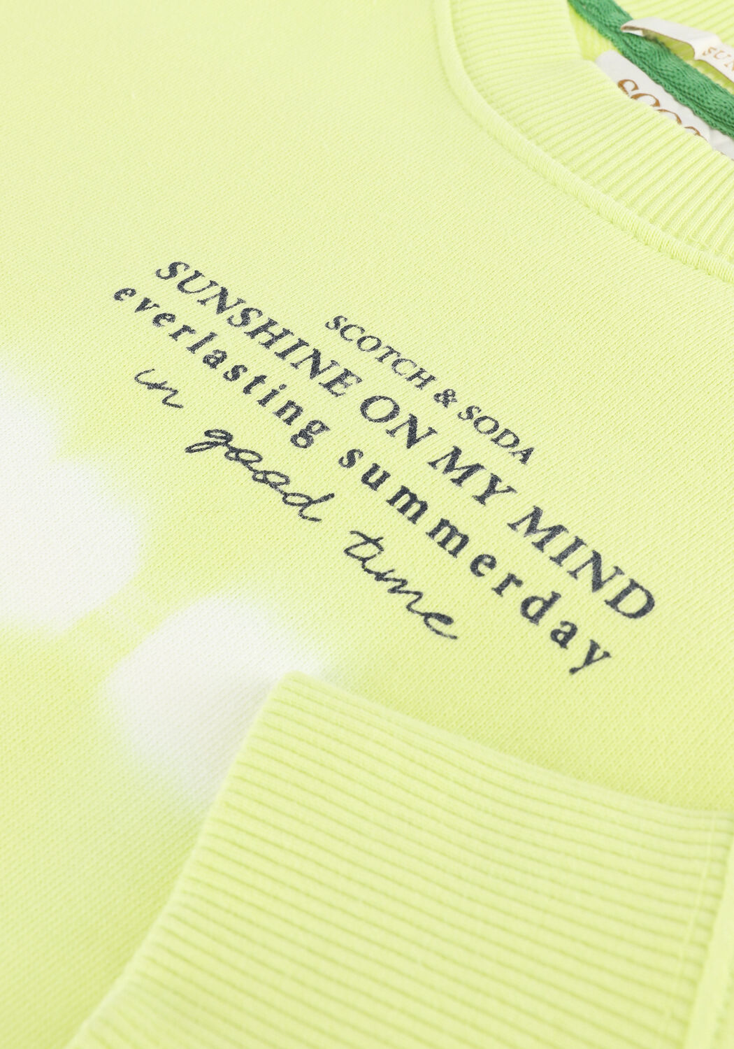 Gr&uuml;ne SCOTCH & SODA Sweatshirt RELAXED-FIT ORGANIC COTTON TIE DYE CREWNECK SWEAT - large