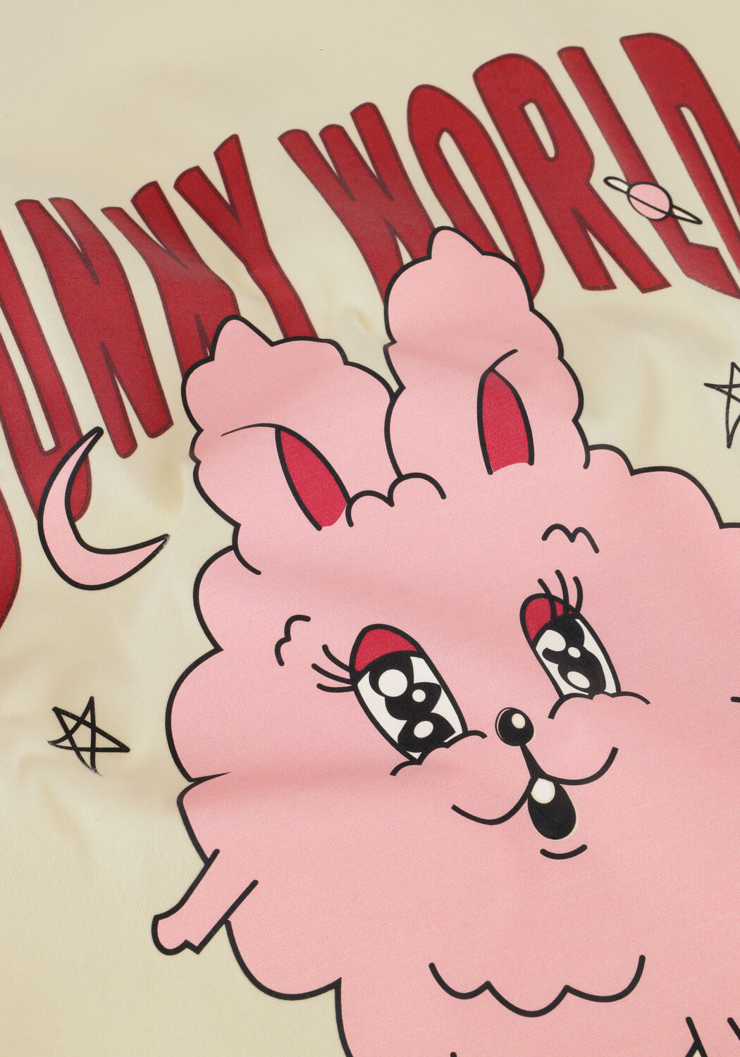 Nicht-gerade weiss CALL ME FRANKIE T-shirt BUNNY WORLD T-SHIRT - large