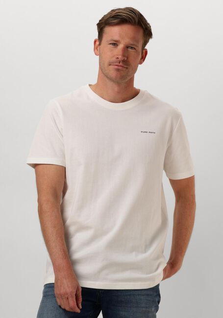 Nicht-gerade weiss PURE PATH T-shirt REGULAR FIT T-SHIRTS CREWNECK SS103 - large