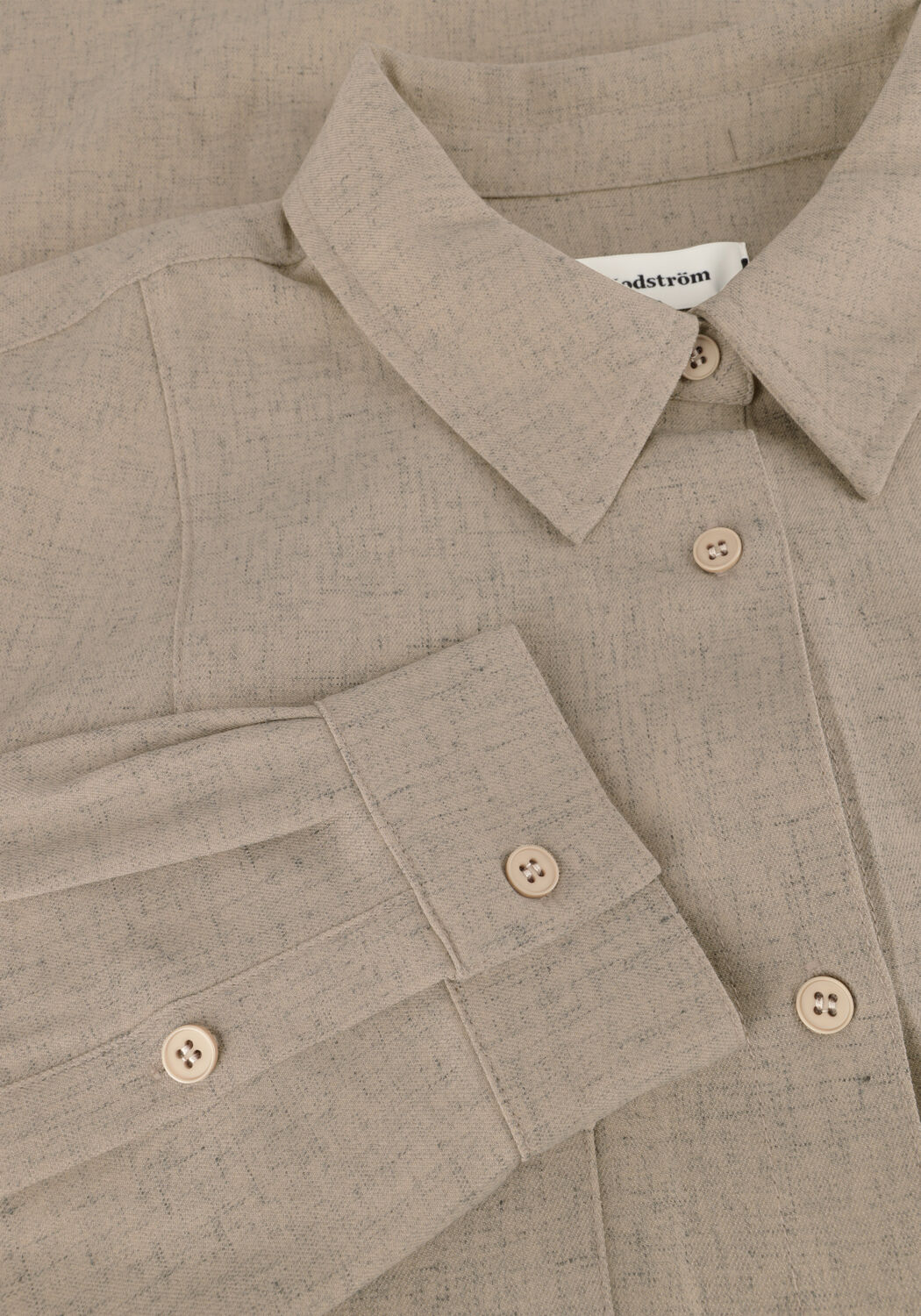 Beige MODSTR&Ouml;M Blusen KALEMMD SHIRT - large