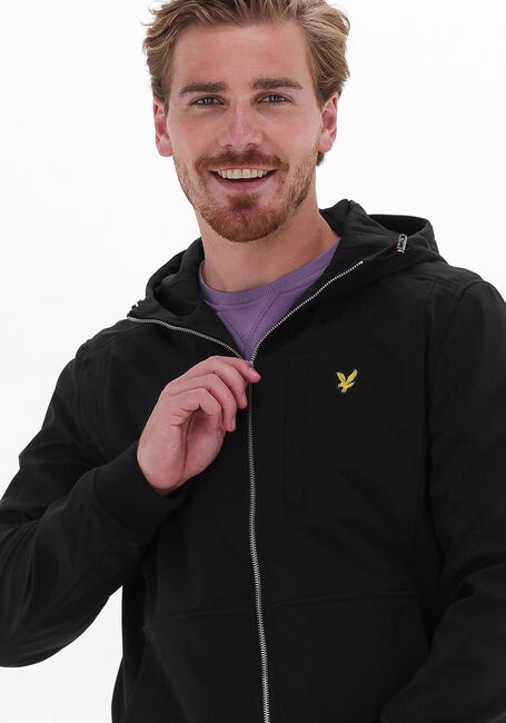 Schwarze LYLE & SCOTT Jack SOFTSHELL JACKET - large