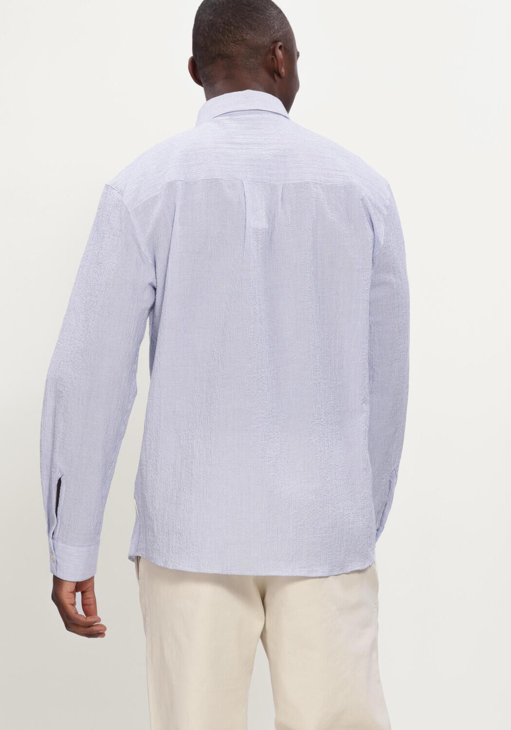 Hellblau THE GOODPEOPLE Casual-Oberhemd SOY - large