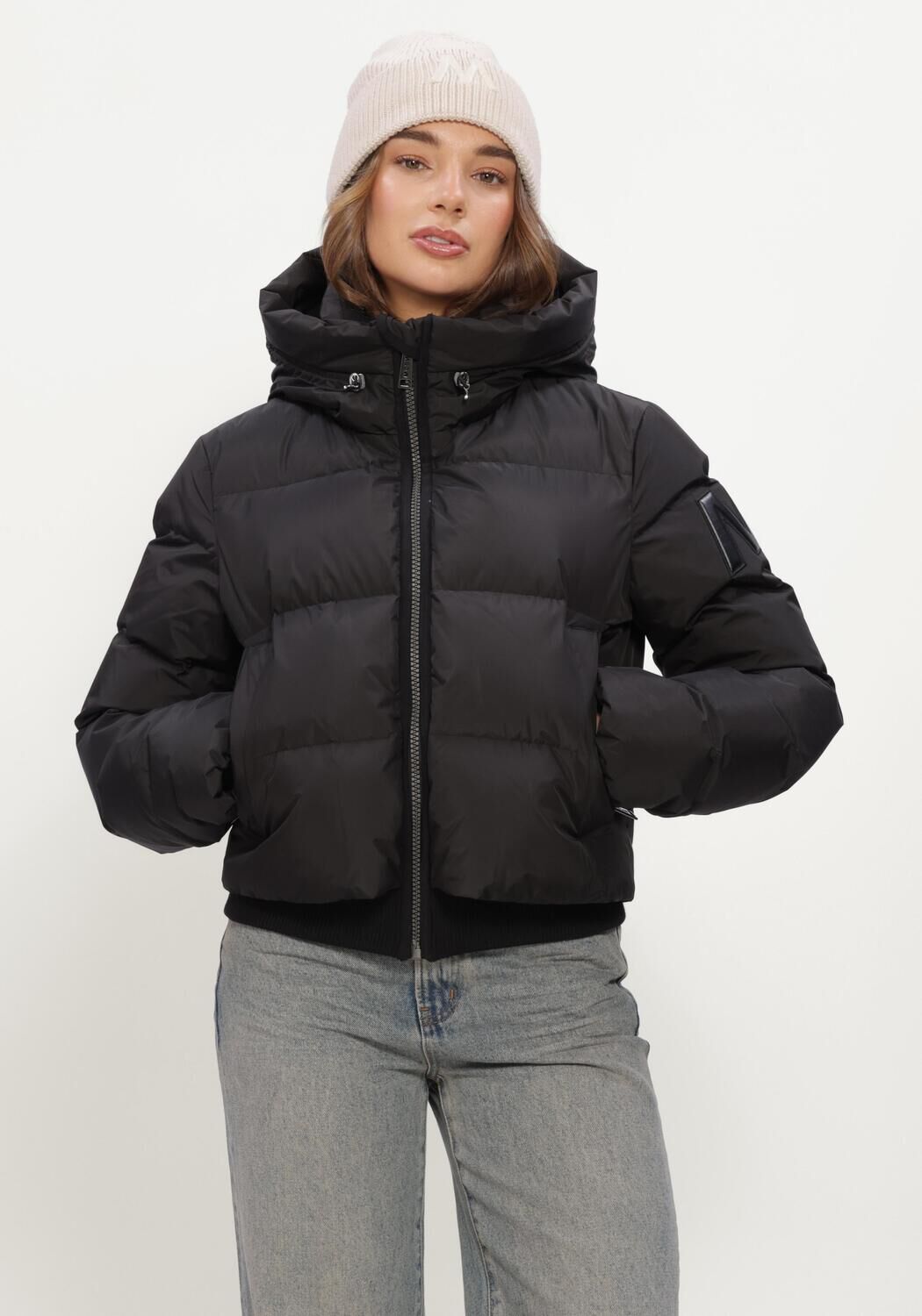 Schwarze MOSCOW Wattierte Jack 22A-08-FUSSY - large