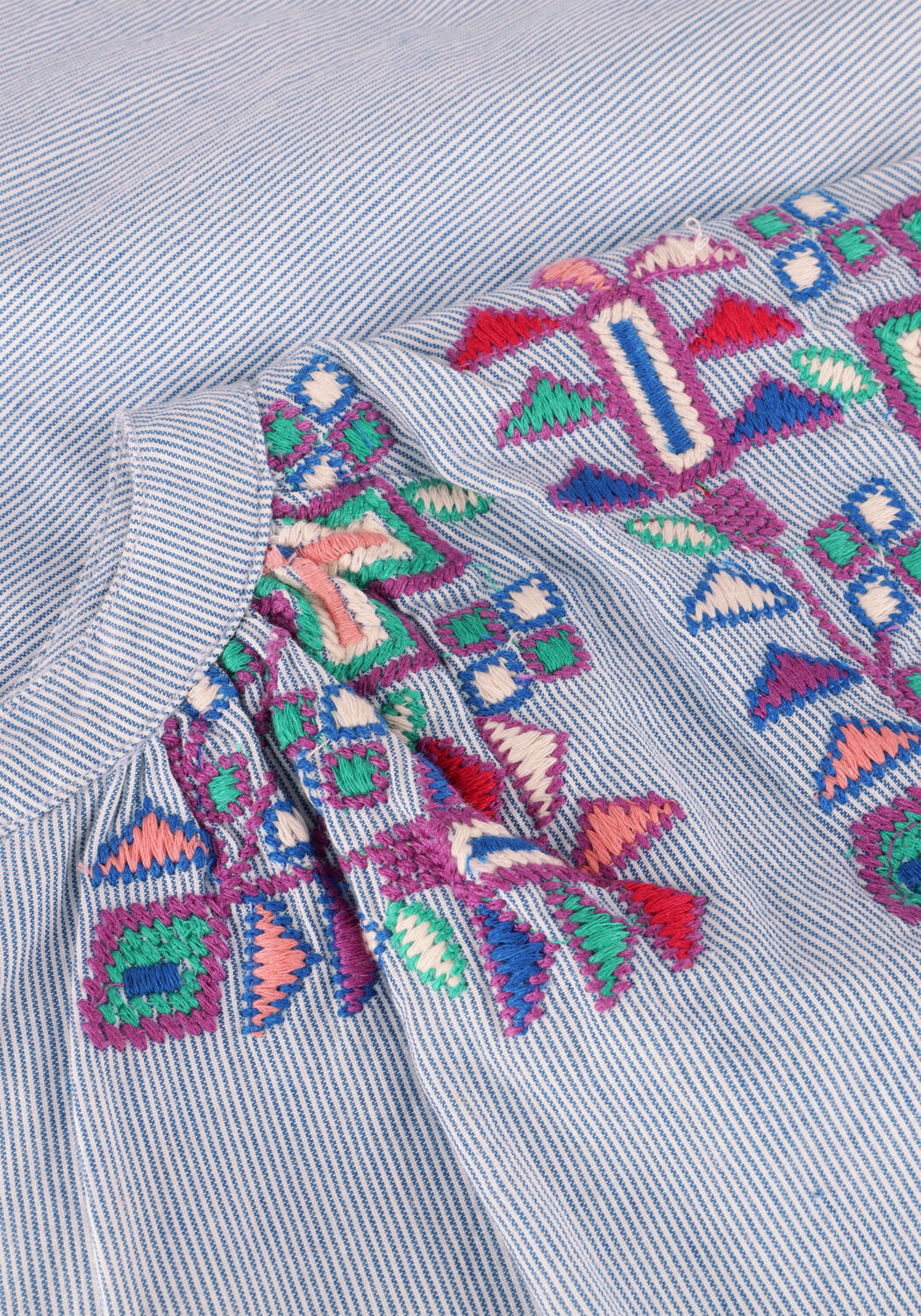 Blaue BY-BAR Blusen AMIE EMBROIDERIE BLOUSE - large