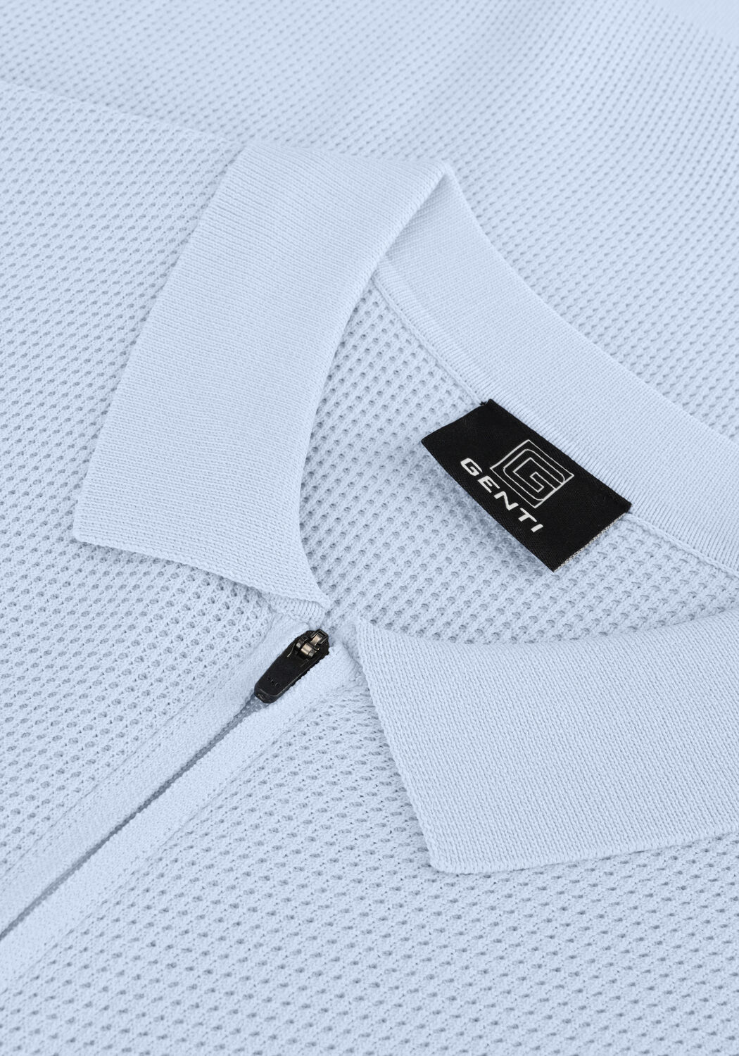 Hellblau GENTI Polo-Shirt K9119-1260 - large