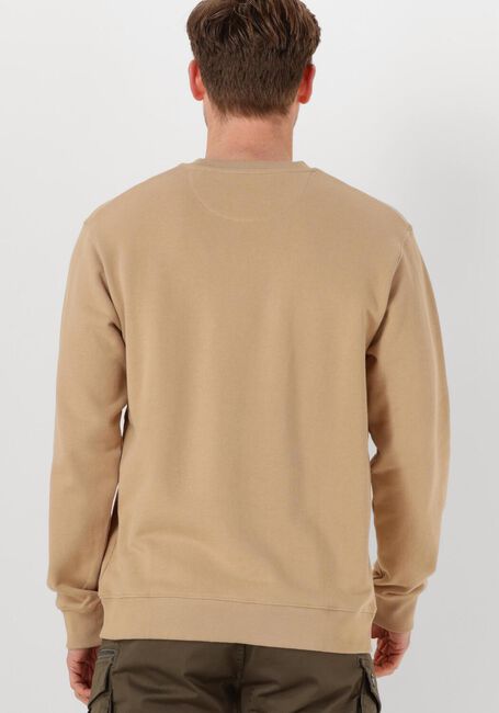 Sand SCOTCH & SODA Sweatshirt BADGE LOGO CREW SWEATSHIRT - large