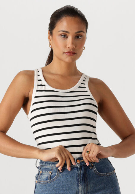 Mehrfarbige/Bunte WITHBLACK Tops & T-shirts WBLDORDI STRIPED TANK - large