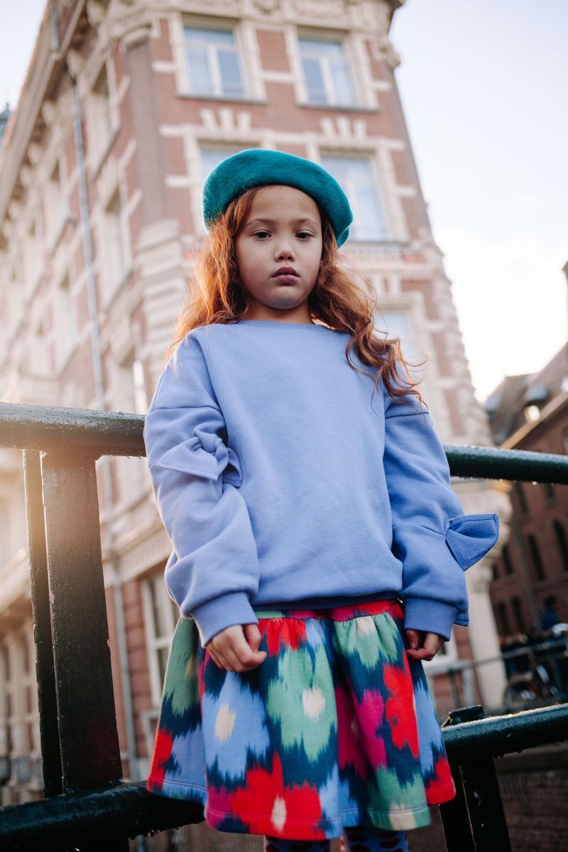 Lila DAILY BRAT Pullover CHERRY TWIST SWEATER - large