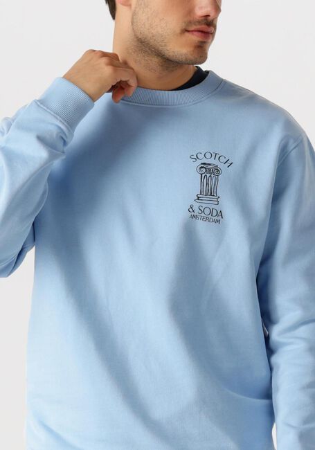 Hellblau SCOTCH & SODA Sweatshirt FRONT ARTWORK RELAXED FIT SWEATSHIRT - large