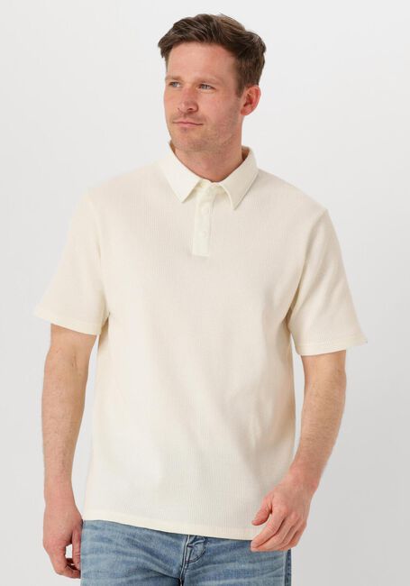 Nicht-gerade weiss ANERKJENDT Polo-Shirt AKKIKI WAFFLE POLO TEE - large