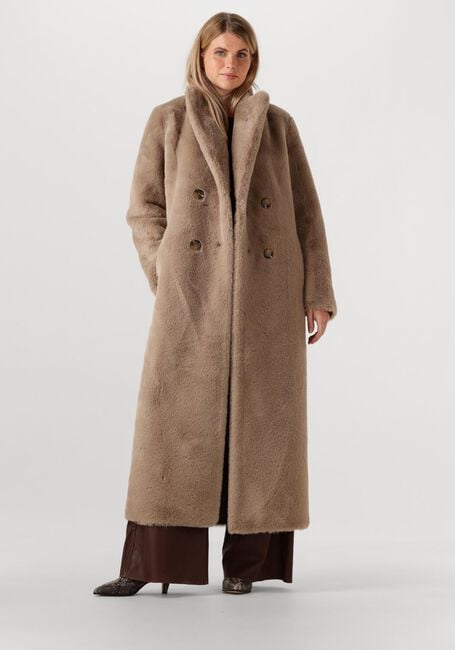 Beige IBANA Fake-Fur-Jack CAMIA - large