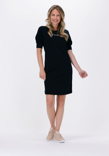 Dunkelblau TOMMY HILFIGER Minikleid REGULAR GRAPHIC C-NK SHORT DRESS - large