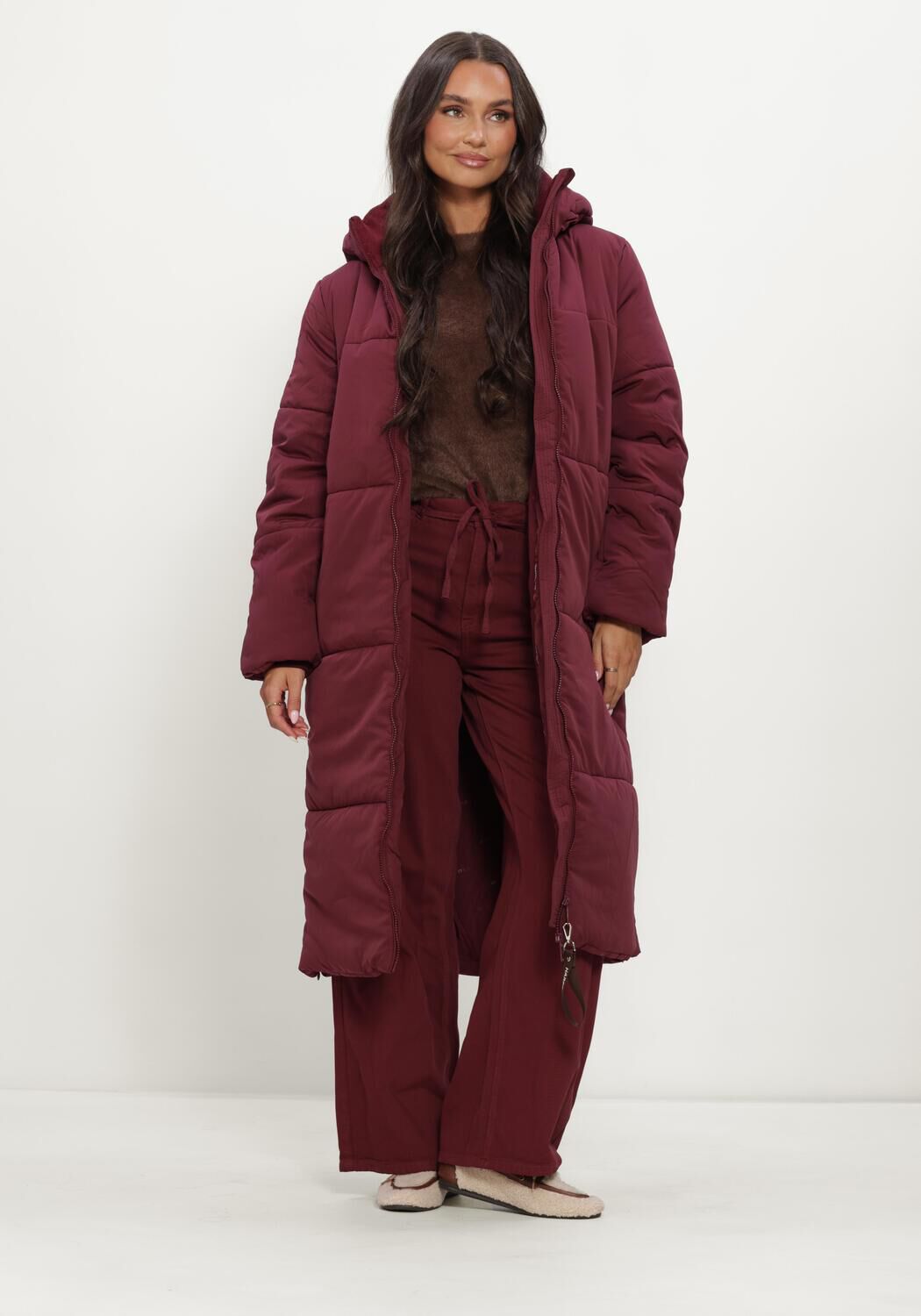 Bordeaux HARPER & YVE Wattierte Jack JENNY-CO - large