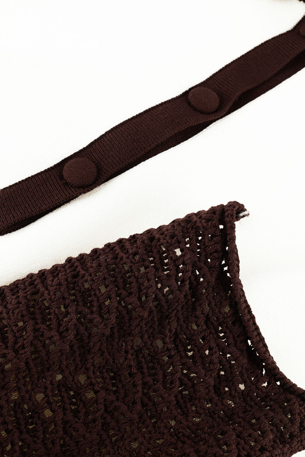 Wei&szlig;e STUDIO ANNELOES Pullover Jemy crochet polo - large