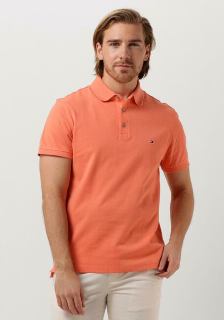 Orangene TOMMY HILFIGER Polo-Shirt 1985 SLIM POLO - large