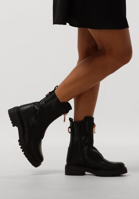 Schwarze OMODA Ankle Boots LPMONK-04 - large