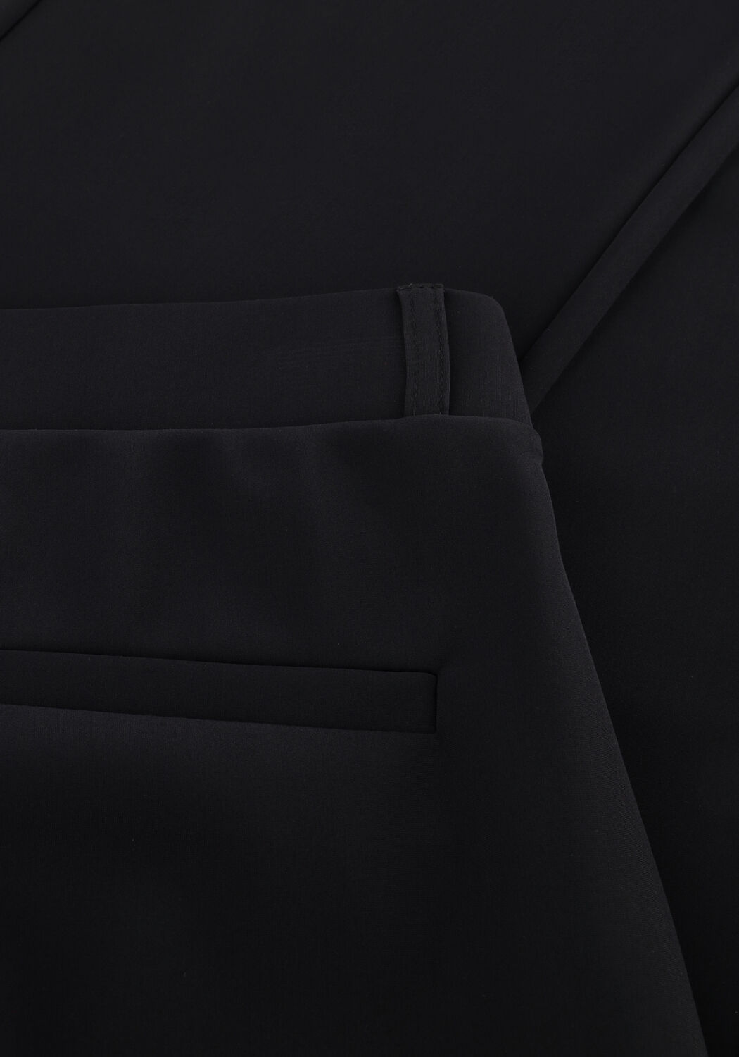 Schwarze STUDIO ANNELOES Schlaghose FLAIR BONDED TROUSERS - large