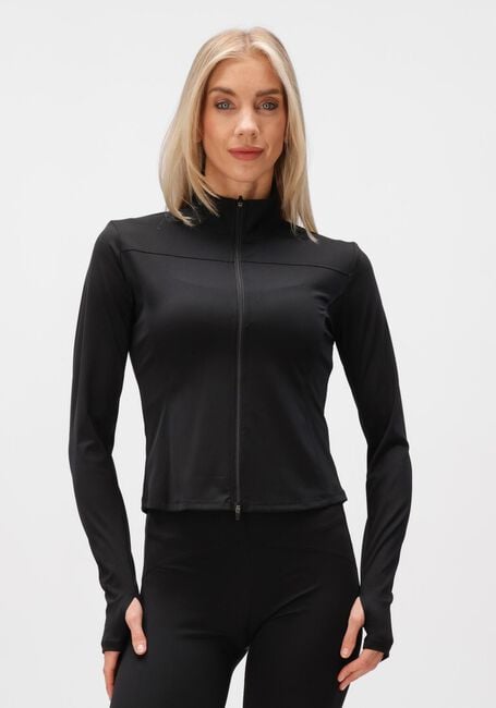 Schwarze NEO NOIR Strickjacke NOLANA ZIP BLOUSE - large