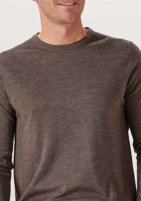 Braune STEFANO LAURAN Pullover CREW - large