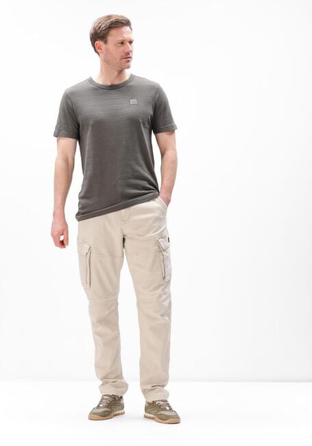 Gr&uuml;ne PME LEGEND T-shirt JACQUARD STRIPED - large