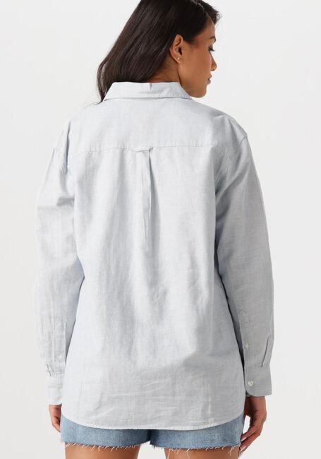 Hellblau TOMMY JEANS Blusen TJW RLX LINEN SHIRT - large