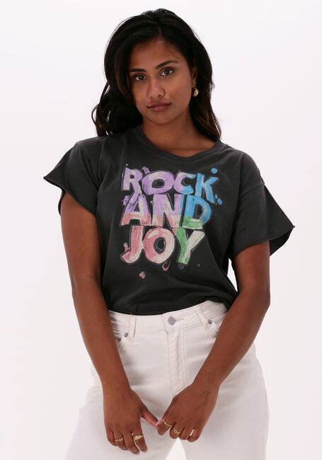 Graue LEON & HARPER T-shirt TULUM JC05 RANDJ - large
