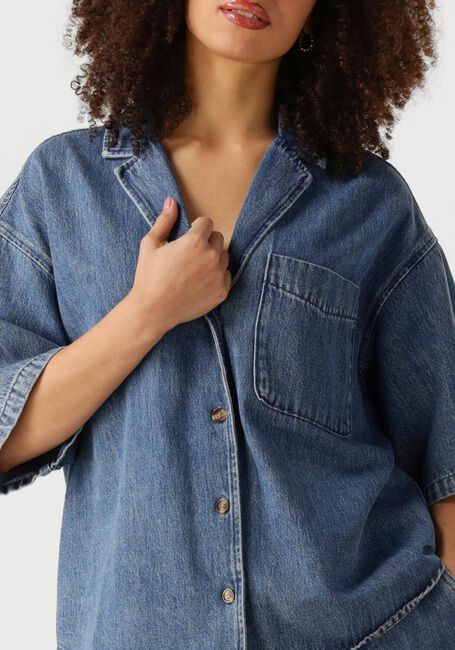Blaue EDITED Blusen PHELINE SHIRT - large