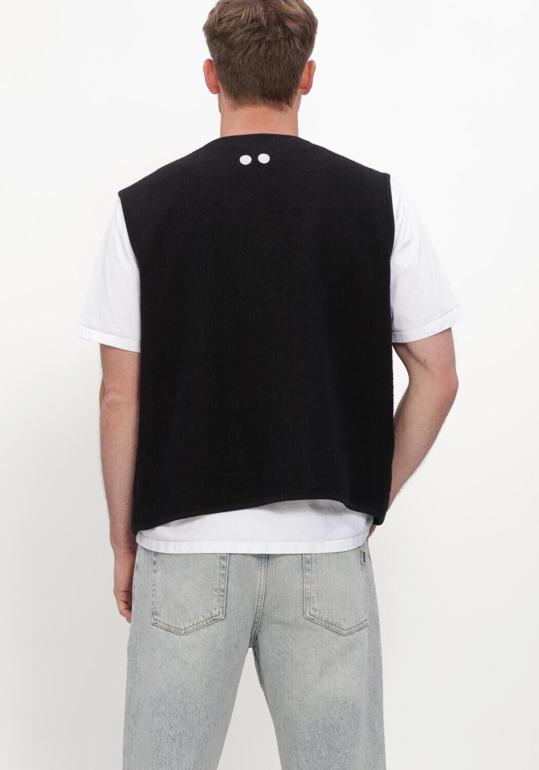 Anthrazit RESTER&Ouml;DS Jeansjacke RTKIAN BOILED WOOL VEST - large